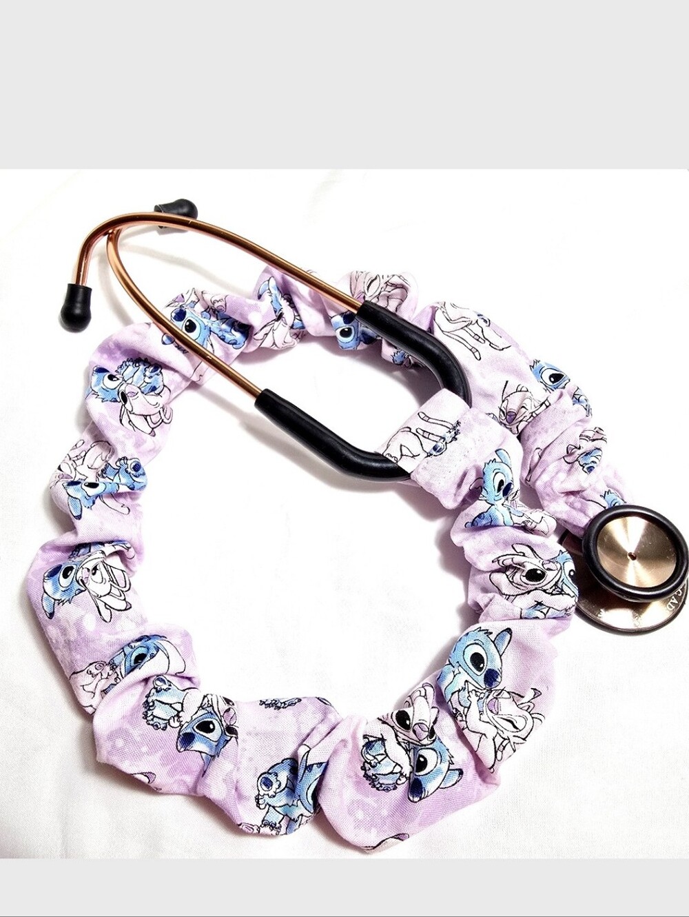 Ligtht Purple Lilac Lavander Stitch and Angel Stethoscope Cover: Nurses, Doctors